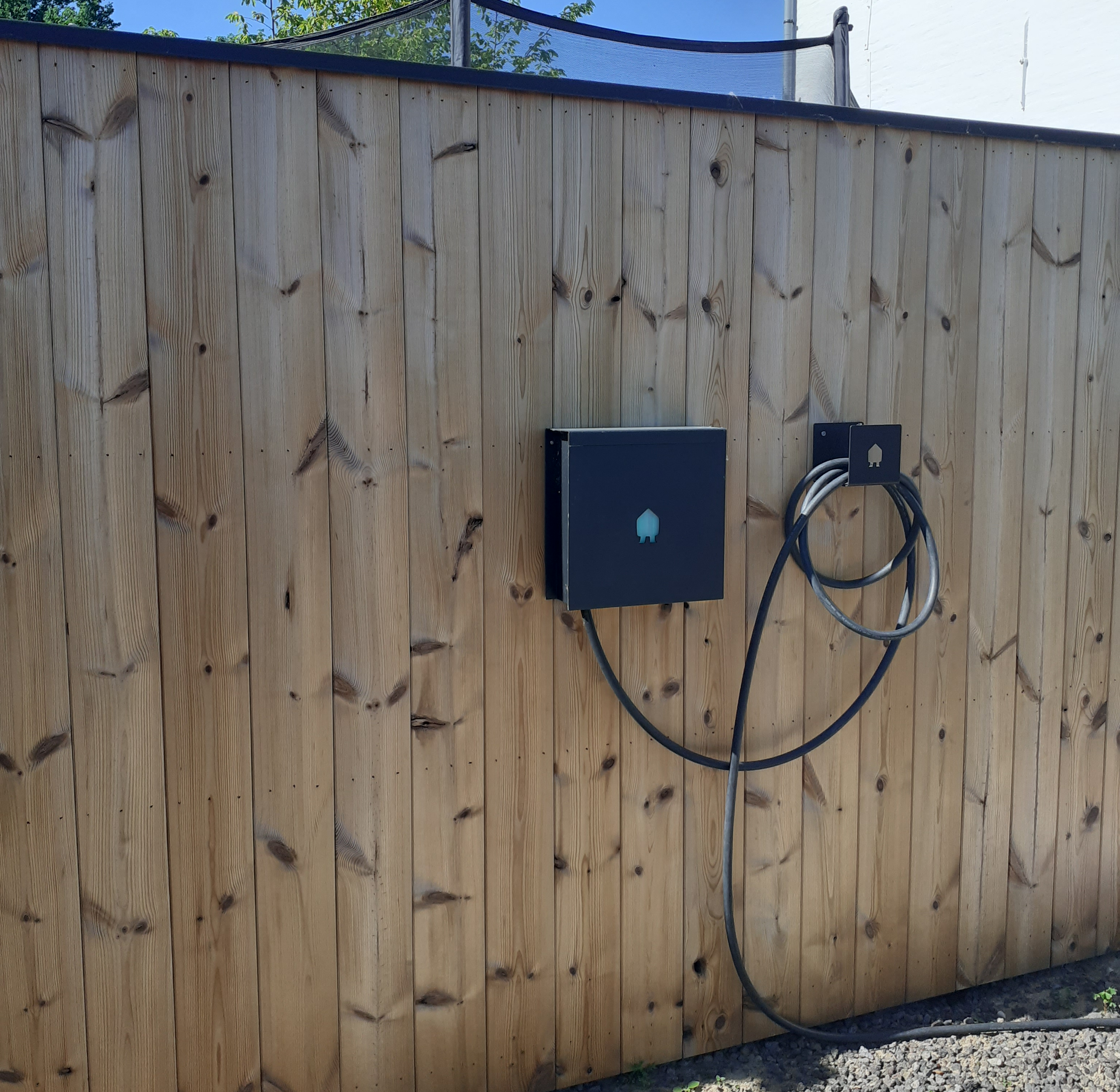 Houten afsluiting