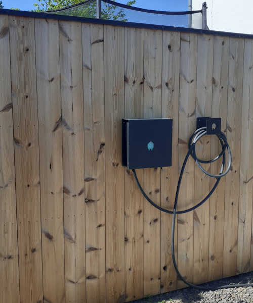 Houten afsluiting